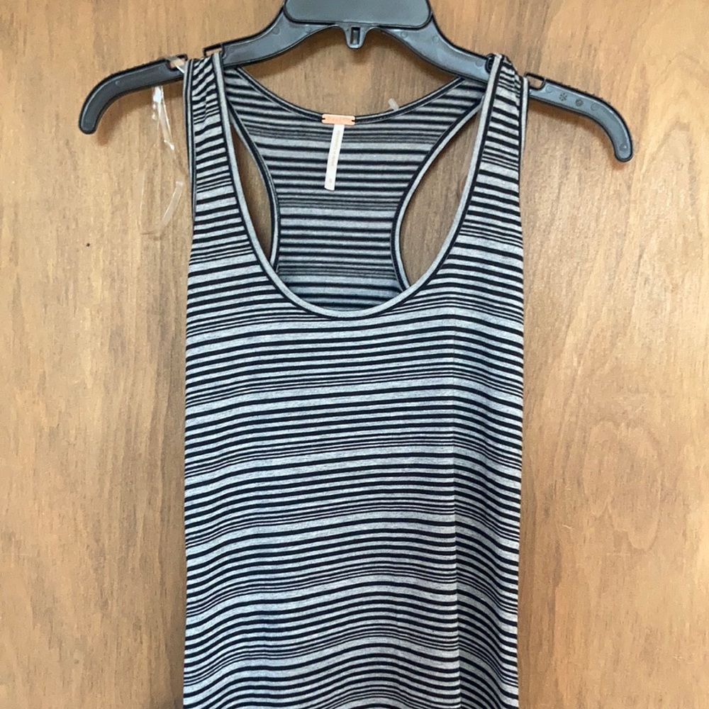 poof sleeveless striped dress with stretch casual neutral size S juniors - Picture 4 of 17